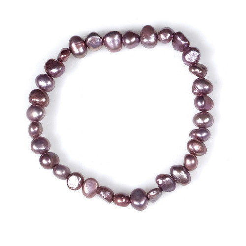 B005036 - Mauve Pearl Bracelet