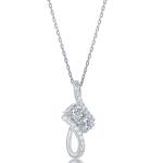 N028160 - Sterling Silver and CZ Necklace