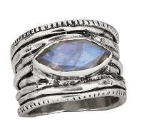 R054017 - Sterling Silver/Moon Stone Ring